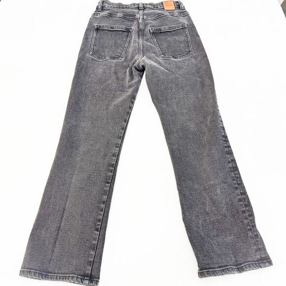& Other Stories Black Stretch Denim Jeans Button Fly Flared Leg Size 27 - Picture 5 of 9